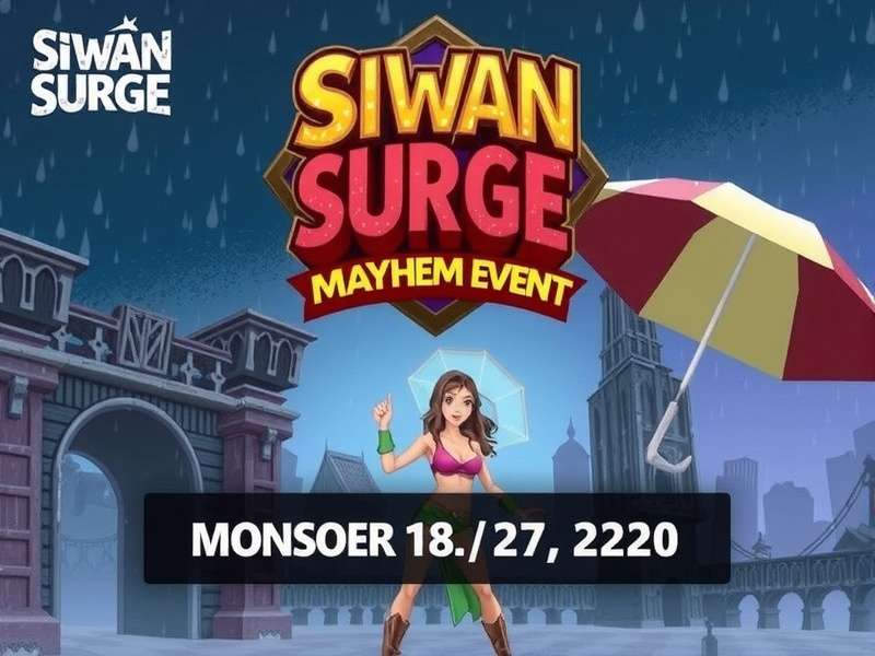 Monsoon Mayhem event artwork Siwan Surge Monsoon Mayhem Event